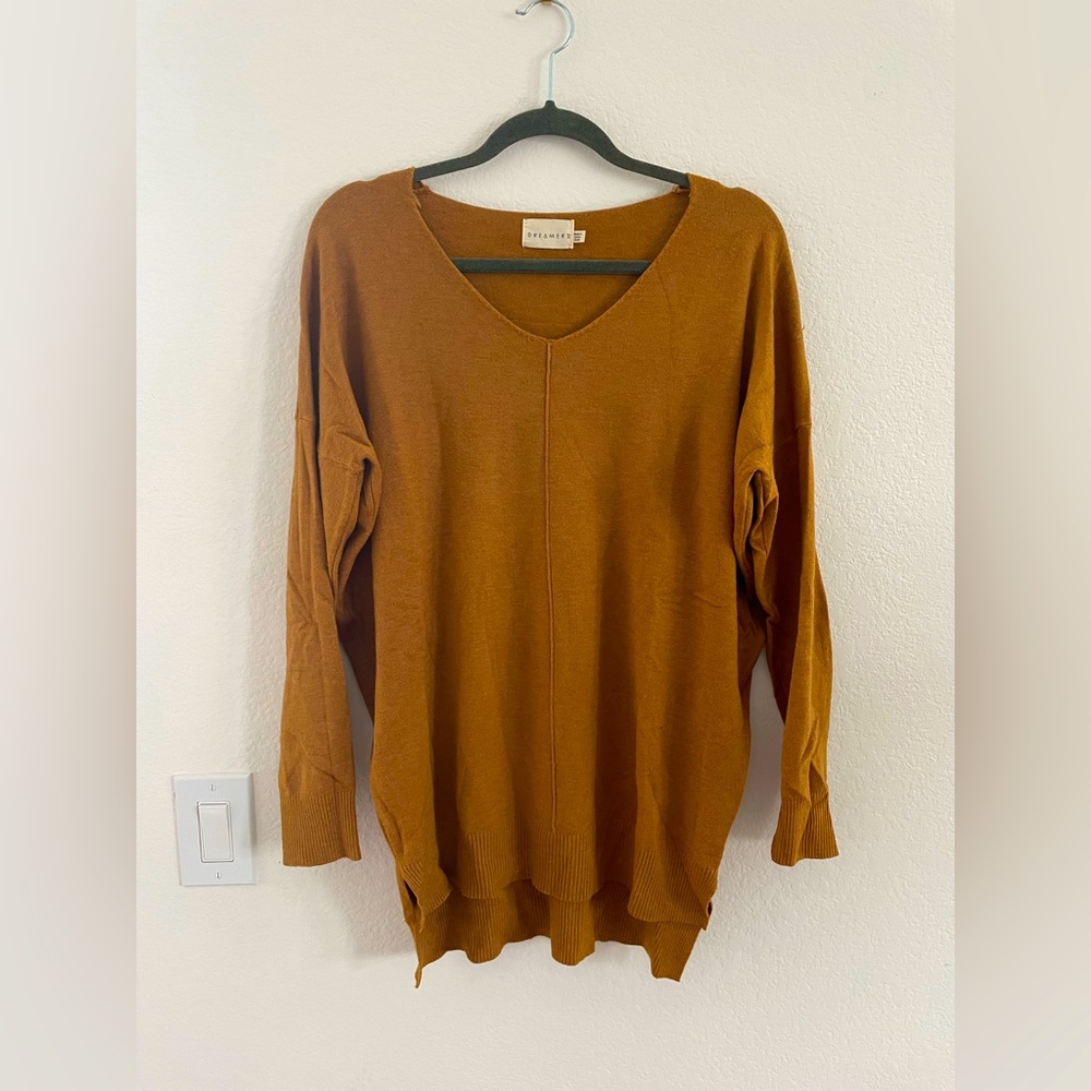 Women’s Caramel Long Sleeve Sweater